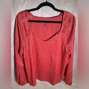 White House, black market women’s size extra large, long sleeve blouse